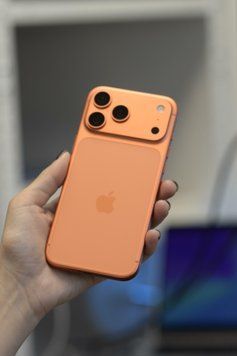 (б/у) iPhone 17 Pro Max 1TB Cosmic Orange eSIM (Ідеальний, 100, Оригінал) 17PM-256-CORA-E-I-90P-O фото