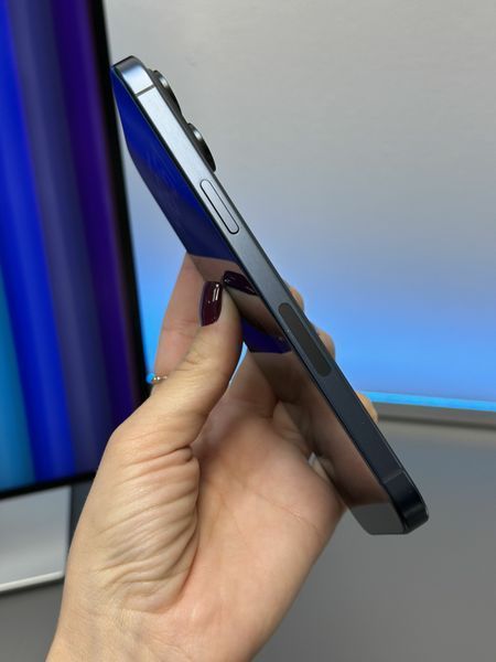 (б/у) iPhone 15 Pro Max 1TB Blue Titanium Фізична SIM (Хороший, 100, Замінений) 15PM-1T-BTI-E-Z-100-Z фото