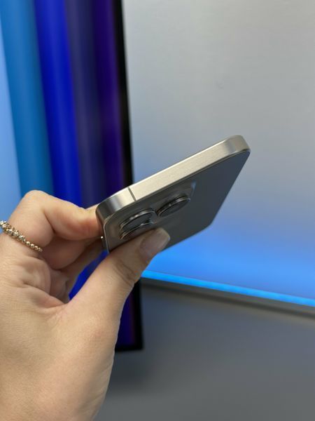 (б/у) iPhone 15 Pro 1TB Natural Titanium eSIM (Хороший, 100, Замінений) 15P-128-BTI-E-Z-100-Z фото