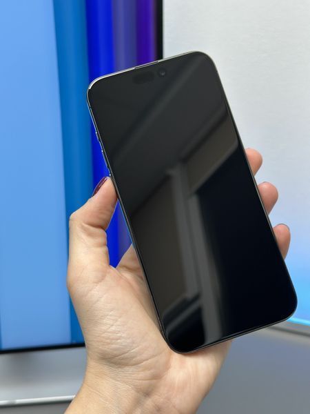 (б/у) iPhone 15 Pro Max 512GB Black Titanium Фізична SIM (Хороший, 100, Замінений) 15PM-1T-BTI-E-Z-100-Z фото