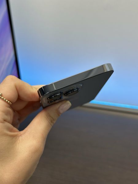 (б/у) iPhone 13 Pro Max 256GB Sierra Blue (Хороший, 100, Замінений) 13PM-128-AGRE-Z-100-Z фото