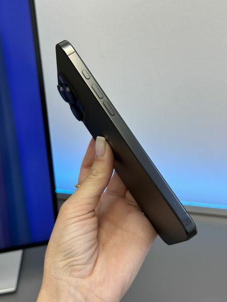 (б/у) iPhone 16 Pro Max 1TB Black Titanium eSIM (Хороший, 100, Оригінал) 16PM-1T-BTI-E-Z-100-Z фото